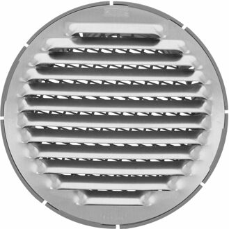 amig Ventilatierooster/muurrooster rond - voor D100mm buisaansluiting - aluminium