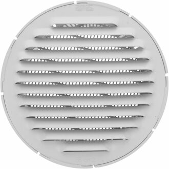 amig Ventilatierooster/muurrooster rond - voor D80mm buisaansluiting - aluminium