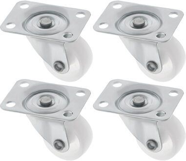 amig zwenkwiel/transportwiel - 10x - D30mm - Nylon - 45kg