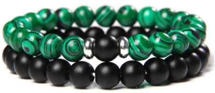 Amigo Sieraden 13576 kralen-armbanden Groen - M