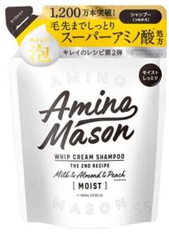 Amino Mason Moist Whip Cream Shampoo 400ml Refill