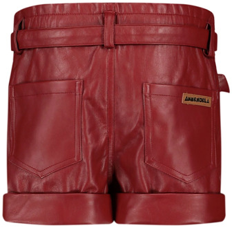 Ammehoela meisjes korte broek Wijn rood - 146-152