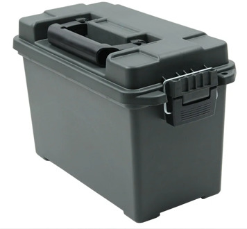 Ammo Box Military Style Plastic Storage Can Heavy Duty Caliber Bulk Ammo Crate Lightweight Storage Case Tactical Bullet box