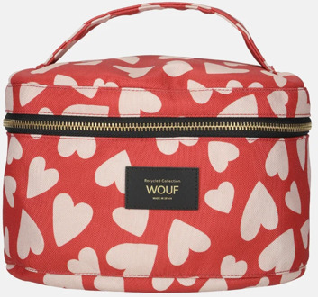 Amore beautycase XL hearts Rood