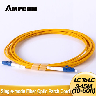 AMPCOM LC LC Fiber Patch Cable Simplex 9/125 LC/UPC to LC/UPC Singlemode Jumper Single Mode Patch-Cord lc/lc SMF