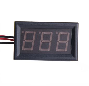 Amperimetro Digital Dc Ampèremeter 20A Rode Led Ampere Meter Panel Amp Meter Digitale Elektriciteit Ampermeter Meter