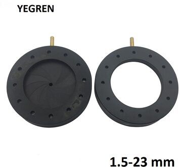 Amplifying Diameter 1.5-23 Mm Zoom Optische Iris Diafragma Diafragma Condensator 14 Blades Voor Digitale Camera Lens Microscoop