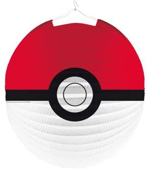 Amscan Lampion Pokémon Junior 25 Cm Rood/wit/zwart