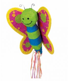 Amscan Pinata Vlinder - gekleurd - papier - 56 x 52 x 17 cm - feestartikelen verjaardag
