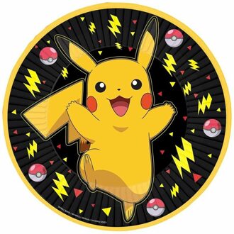 Amscan Pokémon Borden Pikachu (8st) Multikleur - Print