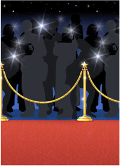 Amscan Scenesetter red carpet - Feestdecoratievoorwerp
