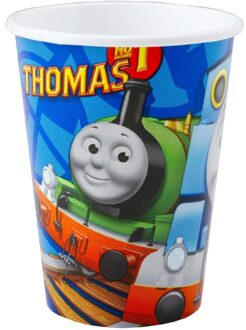 AMSCAN - Set van 8 bekers van Thomas en zijn Vriendjes - Decoratie > Bekers, glazen en bidons