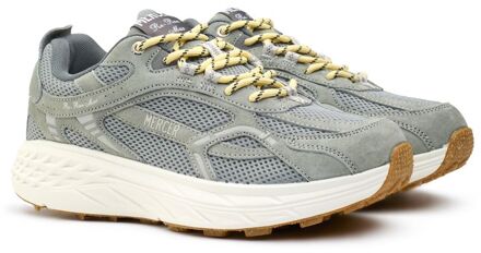 Amsterdam The Re-run Max Nubuck Sneakers Groen