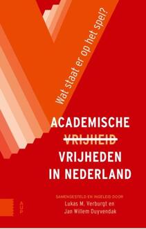 Amsterdam University Press Academische Vrijheden In Nederland