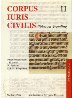 Amsterdam University Press Corpus iuris civilis / II Digesten 1-10 - Boek Amsterdam University Press (9060119223)