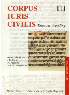 Amsterdam University Press Corpus Iuris Civilis / III Digesten 11-24 - Boek Amsterdam University Press (9060119428)