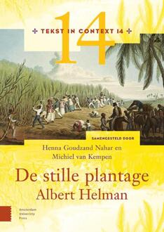Amsterdam University Press De Stille Plantage - Tekst In Context