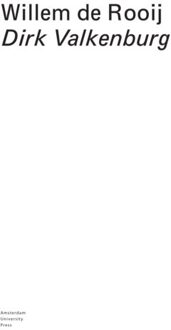 Amsterdam University Press Dirk Valkenburg - Willem de Rooij