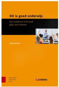 Amsterdam University Press Dit is goed onderwijs