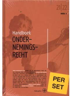 Amsterdam University Press Handboek Ondernemingsrecht 2021-2022 (Set) - Handboeken Voor Het Notariaat