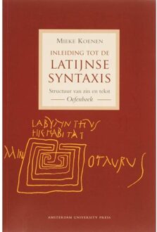 Amsterdam University Press Inleiding tot de Latijnse syntaxis / Oefenboek - Boek M. Koenen (9053569510)