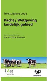 Amsterdam University Press Pacht / Wetgeving Landelijk Gebied