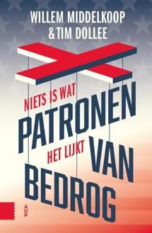 Amsterdam University Press Patronen van bedrog - Boek Willem Middelkoop (946298767X)