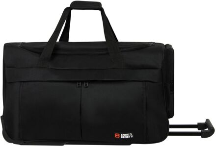 Amsterdam Wheel Bag 55 black handbagage Zwart - H 33 x B 55 x D 27 cm