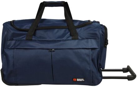 Amsterdam Wheel Bag 55 blue handbagage Blauw - H 33 x B 55 x D 27 cm
