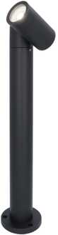 Amy LED sokkellamp - 45cm - 4 Watt 345 Lumen - Kantelbaar - IP64 Waterdicht - 6500K daglicht wit - Padverlichting - Zwart - Staande buitenlamp