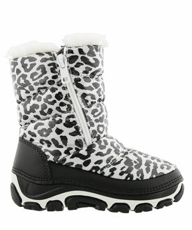 AN 285B Panter Print Snowboots Meisjes 21 Bruin dessin