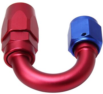 AN10 180 Graden Auto Anoized Aluminium Brandstof Olie Swivel Slangkoppelingen