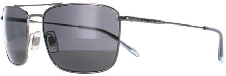 AN4301 Fry 275922 matte navy blauw grijs gepolariseerde zonnebril - One Size