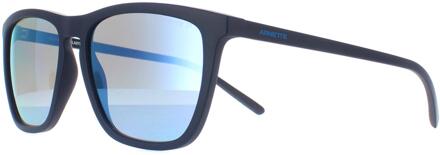 AN4301 Fry 275922 matte navy blauw grijs gepolariseerde zonnebril - One Size