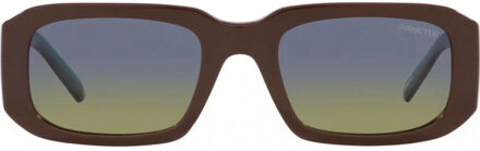 AN4318-12382W-53 AN4318 53 12382W Zonnebril - maat Bruin