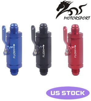 AN8 8AN -8 Een Afsluiter Montage Aluminium Zwart AN10 zwart