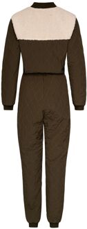 Ana Quilt Jumpsuit in Army Camouflage