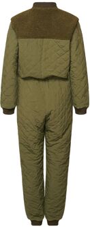 Ana Quilt Jumpsuit in Army Camouflage