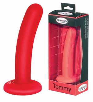Anaal Dildo Tommy 15,5 x 2,6 cm – rood