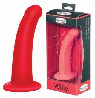Anaal Dildo Willy 15,5 x 3 cm - rood