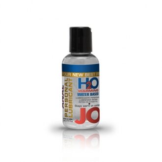 Anaal H2O verwarmende glijmiddel - 60 ml Transparant - 000