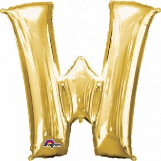 Anagram Grote letter ballon goud W 86 cm