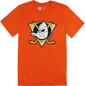 Anaheim Ducks Iconisch T-shirt - maat Oranje