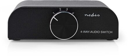 Analoge Audio-Switch - ASWI2424AT - Antraciet Zwart