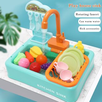 Analoge Elektrische Vaatwasser Sink Kinderen Rollenspel Keuken Set Speelgoed Grappige Rollenspel Mini Keuken Simulatie Speelgoed GN