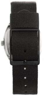 Analoge Horloge Zwarte Band - One Size