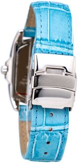 Analoge Lichtblauwe Leren Horloge Ct7220l04ac