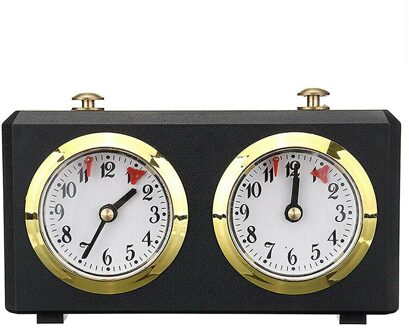 Analoge Schaakklok Mechanische Schaken Klokken Garde Schaken Klok Tellen Down Home Decor 15X5.5X9Cm lbshipping