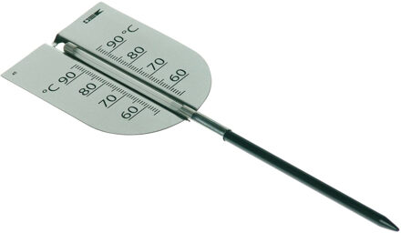 Analoge vleesthermometer / keuken thermometer kunststof 25 cm - Vleesthermometers Zilverkleurig