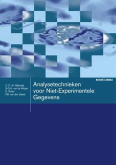 Analysetechnieken voor niet-experimentele gegevens - Boek C.C.J.H. Bijleveld (9462360162)